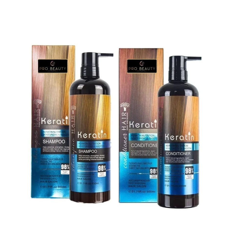 Keratin Shampoo and Conditioner
