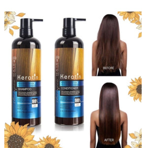 Keratin Shampoo and Conditioner